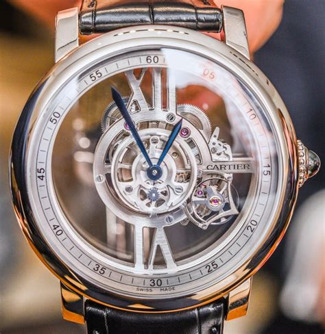 rotonde de cartier astrotourbillon skeleton watch|Cartier Rotonde De Cartier Astrotourbillon Skeleton Watch Hands .